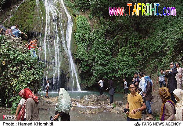 آبشار استان گلستان در منطقه كبود بال 